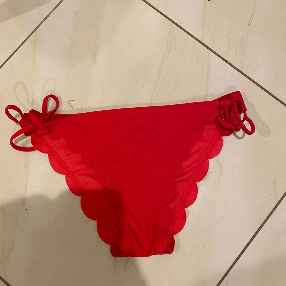 Hollister Vibrant Red Bikini Bottom